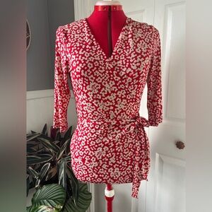 Banana Republic wrap tie top